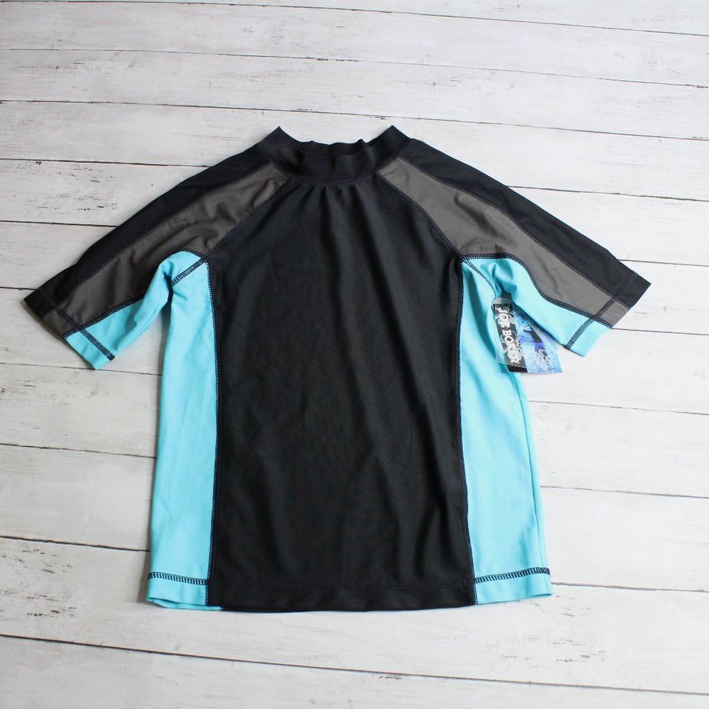 Joe Boxer Boy's Rash Guard Swim Shirt Size M 10 12 UPF 50 Sun Protection